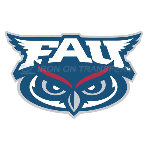 Florida Atlantic Owls Logo T-shirts Iron On Transfers N4373 - Click Image to Close